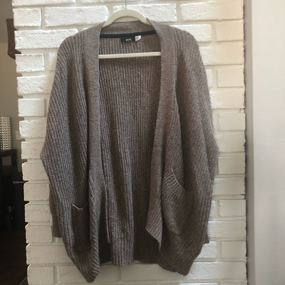 Brown cardigan